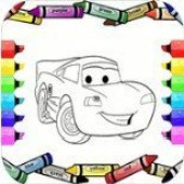 ��ɫ���糵(Coloring Lightning Cars)������ͼ��