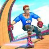 �����ֻ��ؼ�����(Roller Skate Racing Stunt)