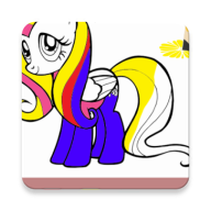 ������С����ɫ(Coloring Horse Beautiful Pony)������ͼ��