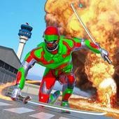 ���߻����˴�ս����Ӣ��(Ninja Robot Battle Superhero Gam)