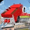 ��ɵ�������3D(Flying Firetruck City Pilot 3D)