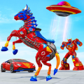 �������˴�ս(Horse Robot Car Game)