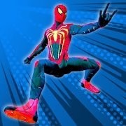 ��ͽ���ж���(Spider Hero Rope Fight Amazing B)