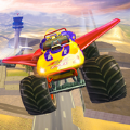 ԽҰ���й��￨����ʻ(Offroad Flying Monster Truck Dri)